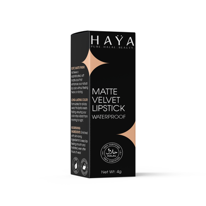 Velvet Matte Lipstick - 3 Fudge